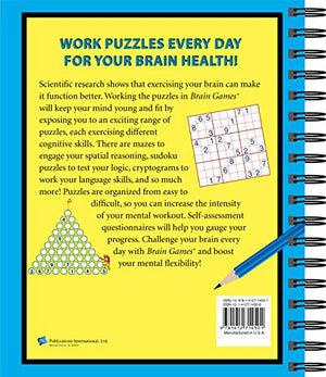 Brain Games #1: Lower Your Brain Age in Minutes a Day (Volume 1),Used