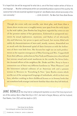 My Sister'S Hand In Mine: The Collected Works Of Jane Bowles,New