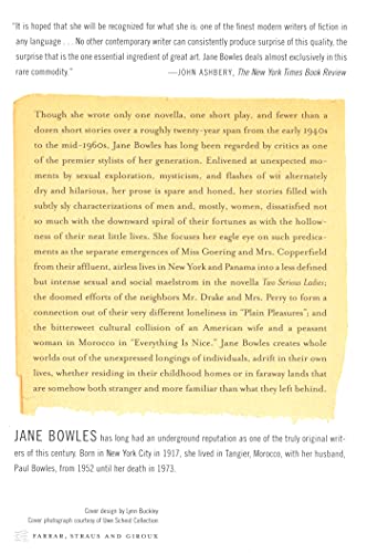 My Sister'S Hand In Mine: The Collected Works Of Jane Bowles,New