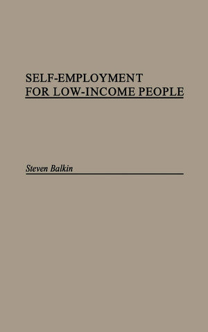 SelfEmployment for LowIncome People:,Used