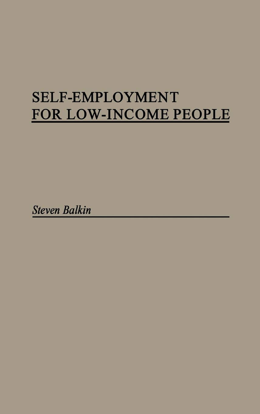 SelfEmployment for LowIncome People:,Used