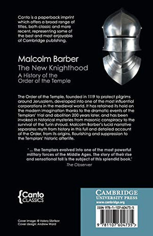 The New Knighthood: A History of the Order of the Temple (Canto Classics),Used