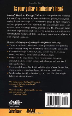 Gruhn'S Guide To Vintage Guitars,New