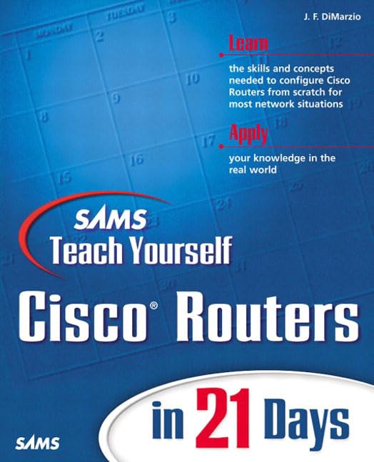 Sams Teach Yourself Cisco Routers in 21 Days,Used