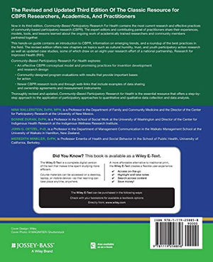 CommunityBased Participatory Research for Health: Advancing Social and Health Equity,Used