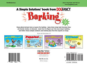 Barking (CompanionHouse Books) Plus Training Tips (Simple Solutions Series),Used