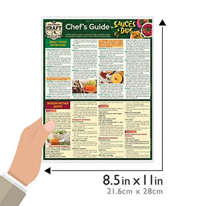 Chef'S Guide To Sauces & Dips: A Quickstudy Laminated Reference Guide (Quickstudy Craft)