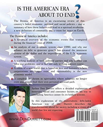 The Demise of America: The Coming Breakup of the United States and What Will Replace It,Used