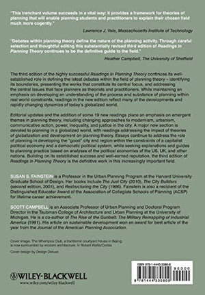 Readings in Planning Theory,Used