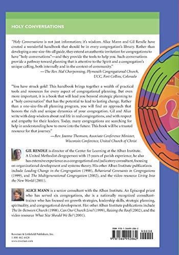 Holy Conversations: Strategic Planning as a Spiritual Practice for Congregations,New