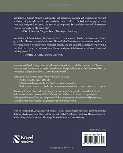 Invitation to Church History: American (Invitation to Theological Studies),Used