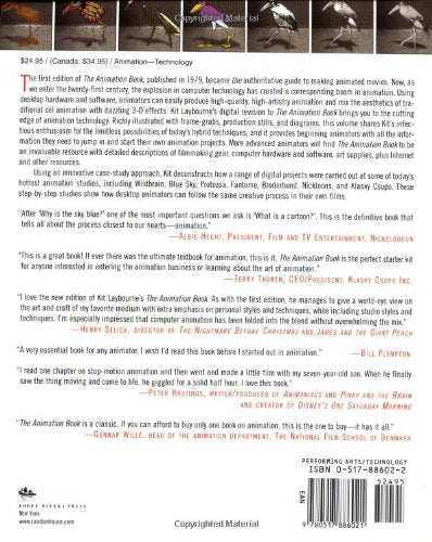 Three Rivers Press The Animation Book: Complete Guide to Animated Filmmaking, Flip-Books, Sound Cartoons, 3D Animation