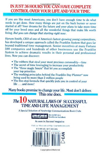 10 Natural Laws of Successful Time and Life Management,New