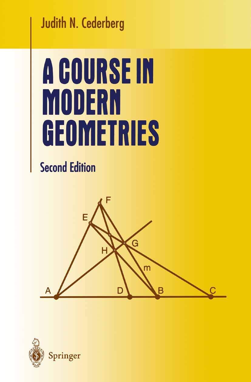 A Course In Modern Geometries (Undergraduate Texts In Mathematics)-new