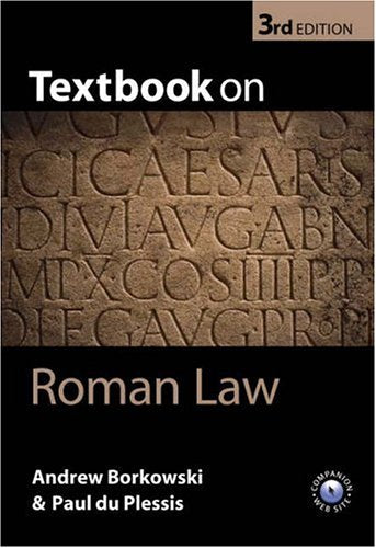 Textbook on Roman Law,Used