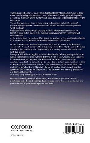 Development Policy As Public Finance,Used