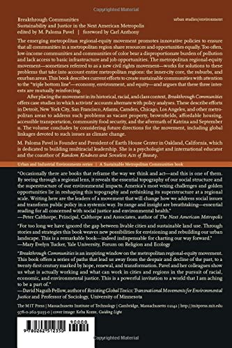 Breakthrough Communities: Sustainability and Justice in the Next American Metropolis (Urban and Industrial Environments),Used
