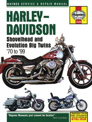 Harley Davidson Shovelhead & Evolution Big Twins 19701999 (Haynes Service & Repair Manual)