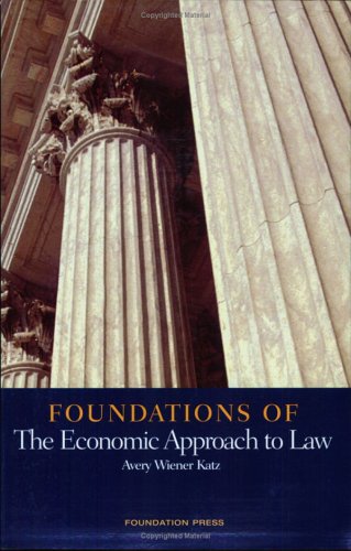 Foundations of the Economic Approach to Law,Used