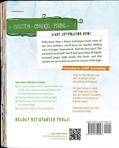 stART Journaling: An Art Journaling Workbook,Used