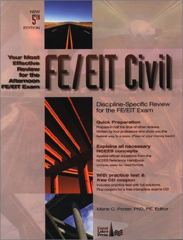 FE/EIT Civil: DisciplineSpecific Review for the FE/EIT Exam,Used