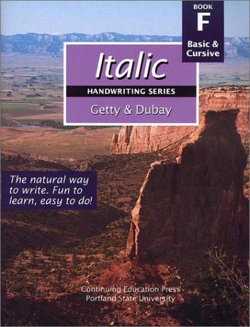Italic Handwriting Series Book F,Used