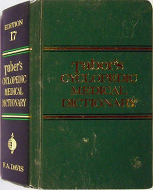 Tabers Cyclopedic Medical Dictionary, 17th Edition,Used