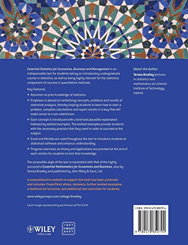 Essential Statistics for Economics, Business and Management,Used