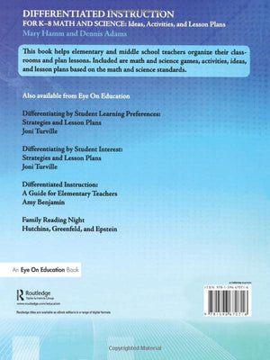 Differentiated Instruction for K8 Math and Science,Used