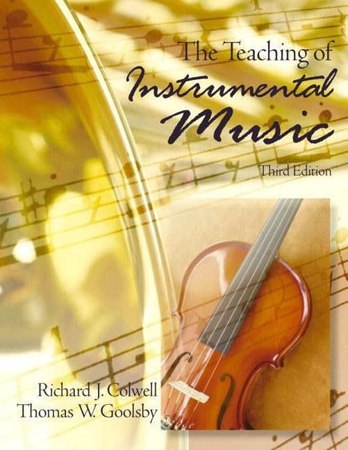 The Teaching Of Instrumental Music,New