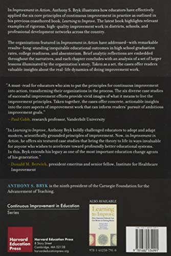 Improvement In Action: Advancing Quality In Americas Schools (Continuous Improvement In Education Series)