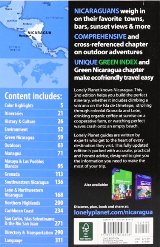 Nicaragua (ingls) (Lonely Planet),Used