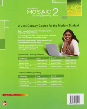 Mosaic Level 2 Listening/Speaking Student Book,Used