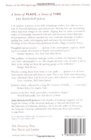 A Sense of Place, a Sense of Time,New