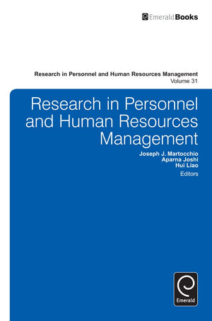 Research in Personnel and Human Resources Management (Research in Personnel and Human Resources Management, 31),Used