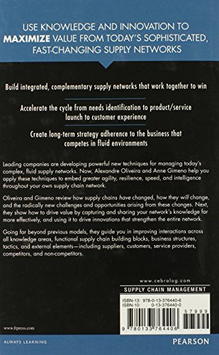 Managing Supply Chain Networks: Building Competitive Advantage in Fluid and Complex Environments,Used