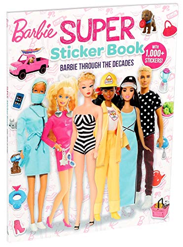 Barbie: Super Sticker Book: Through the Decades (Barbie Through the Decades),Used