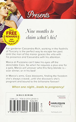 Bound to the Tuscan Billionaire (One Night With Consequences),Used