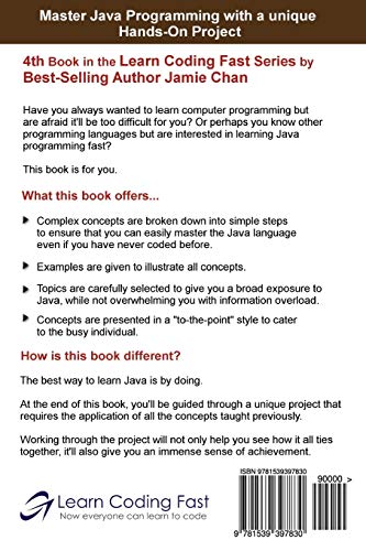Learn Java in One Day and Learn It Well (Learn Coding Fast),New