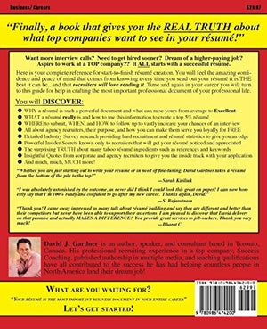 Resume Success: Insider Secrets to Building the Resume Top Companies Love!,Used