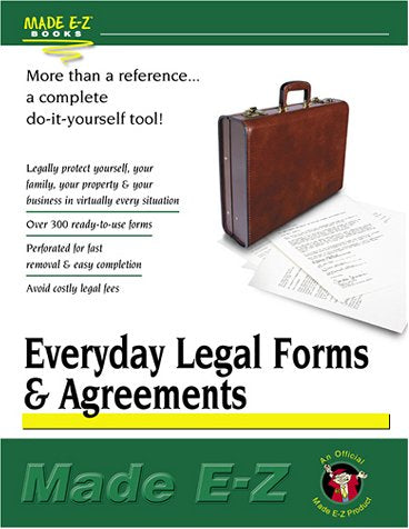 Everyday Legal Forms and Agreements Made EZ,Used