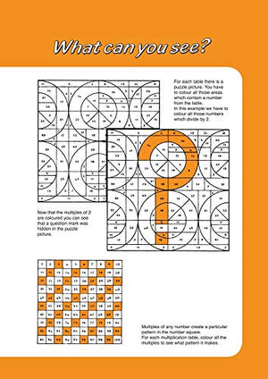 The Multiplication Tables Colouring Book: Solve the Puzzle Pictures While Learning Your Tables (Back to Fundamentals),Used