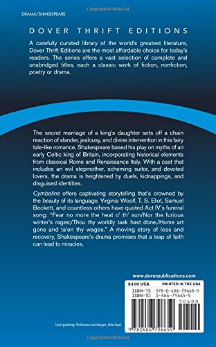 Cymbeline (Dover Thrift Editions: Plays),Used