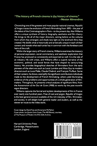 Republic of Images: A History of French Filmmaking (Harvard Film Studies),Used