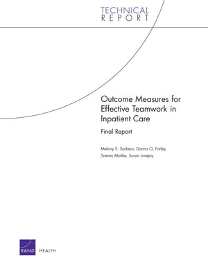 Outcome Measures For Effective Teamwork In Inpatient Care,Used