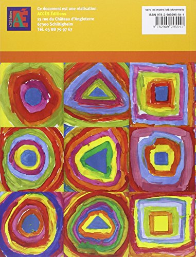 VERS LES MATHS MOYENNE SECTION,Used