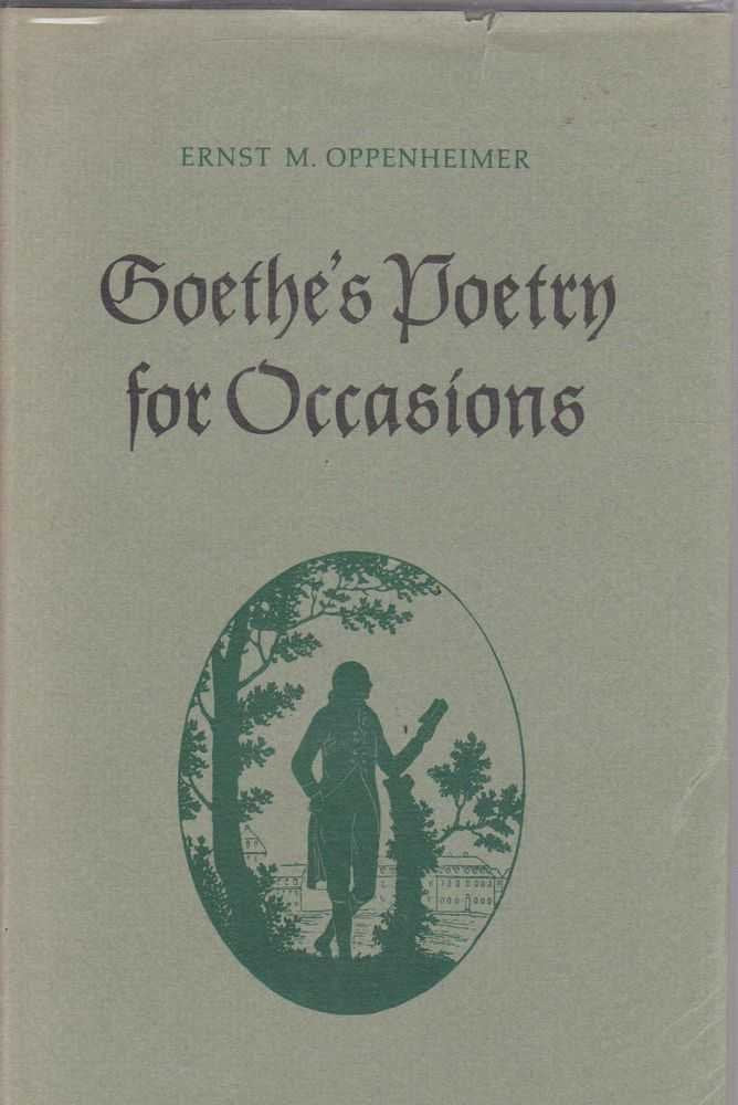 Goethe's poetry for occasions,Used