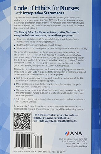 Code of Ethics for Nurses with Interpretive Statements,Used