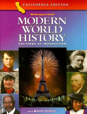 Modern World History Patterns of Interaction California Edition,Used