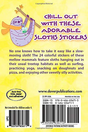 Silly Sloths Stickers (Dover Little Activity Books: Animals),New